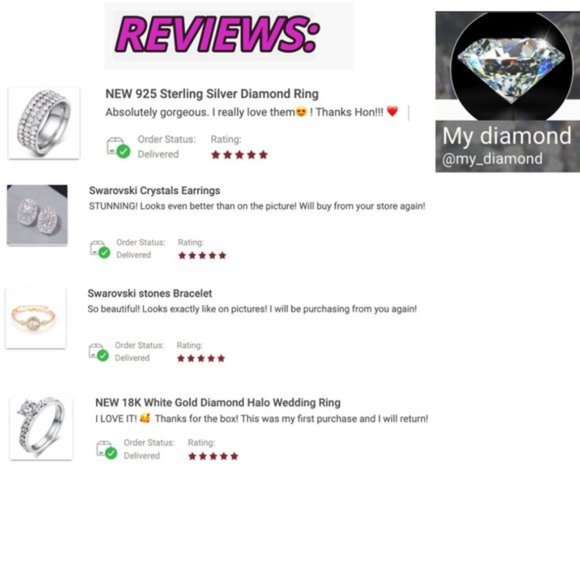 NEW 18K White Gold Diamond Double Circle Earrings - Picture 6 of 6